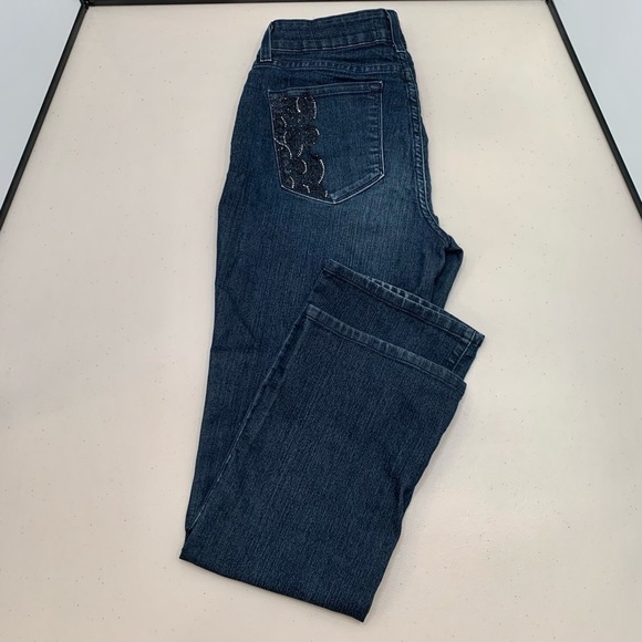 NYDJ Denim - NYDJ Jeans Adult Size 4 Bootcut Stitching Women